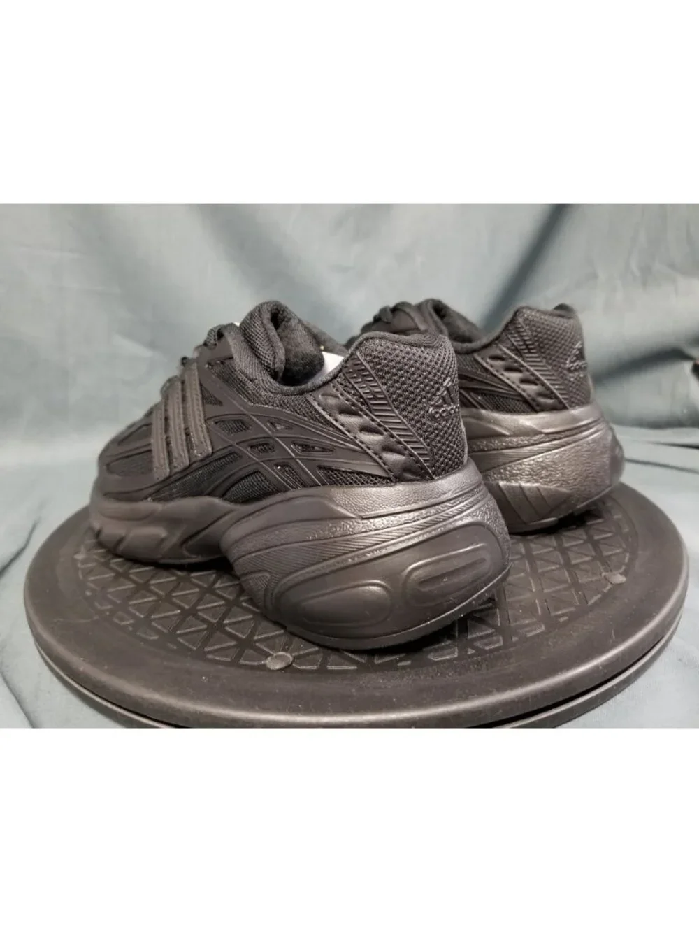Adidas Adistar XLG 2.0 EL C (PS) Sneakers Mesh Black Kids Size 1 NEW NO BOX!